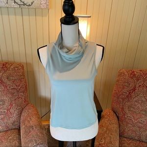 Cowl Neck tank top, with incorporated face mask!